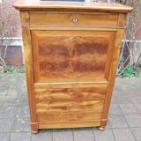 19th-century Louis Philippe walnut office secretary.