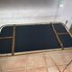 Regency vintage mirror in gilded brass, Space Age.