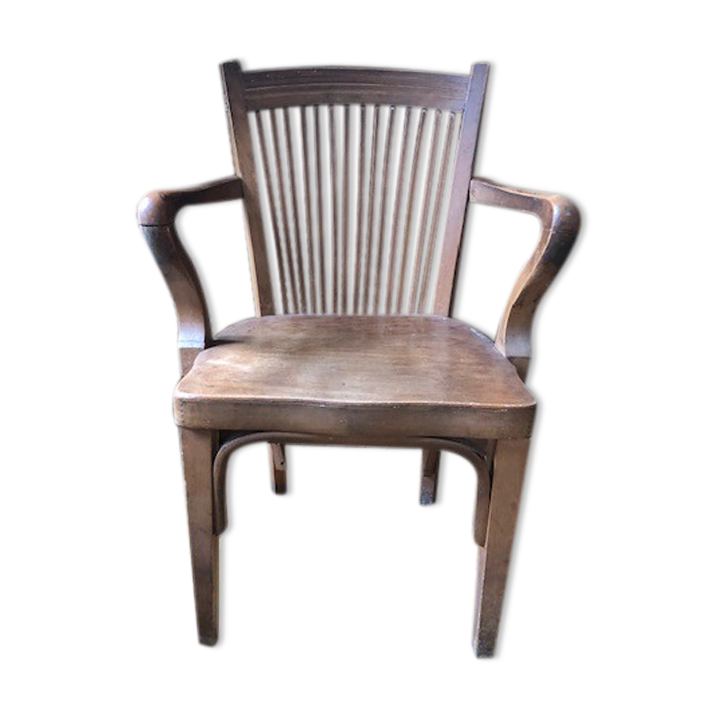 Vintage 1950s wooden chair