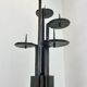 Large brutalist bronze candleholder by Manfred Bergmeister, Germany, 1970s