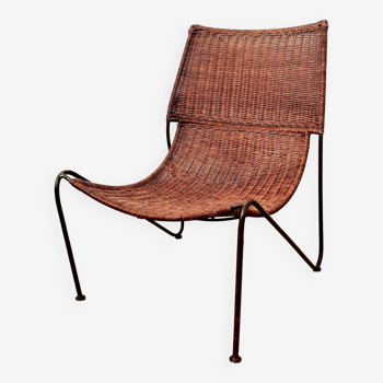 Rattan and wicker armchair "Mombasa" by Pier One, US 90