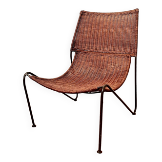 Pier One "Mombasa" Wicker and Rattan Armchair, US 90