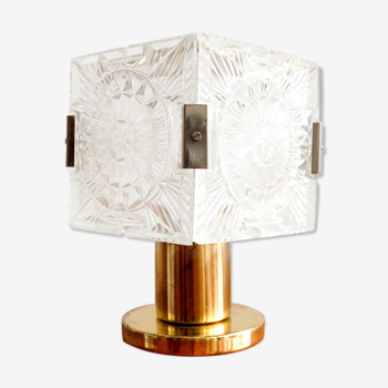 Bedside Table Lamp from Kamenický Šenov, 1960s