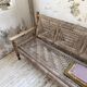 Audoux and Minet cord bench