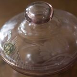 Purple candy cut Bohemian crystal