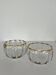 Paire de coupelles cristal Baccarat Napoléon III