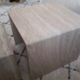 Travertine pull out tables