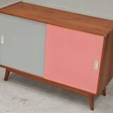 Buffet commode U-452 rose par Jiri Jiroutek pour Interier Praha 1960