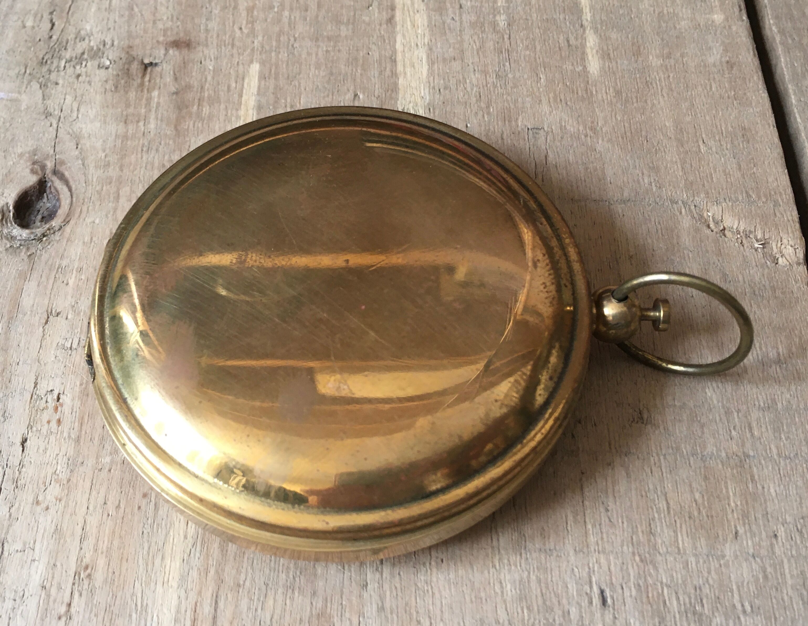 Old pocket compass