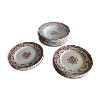 22 plates Jules Vieillard Louis LX