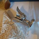 Old silver-plated milk jug