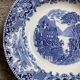 Série 6 assiettes Petrus Regout Maastricht décor blanc bleu