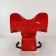 Chaise Longue "Éléphant" de Bernard Rancillac – Édition Limitée 07/100 – Rouge