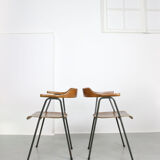 4455 dining chairs by Niko Kralj for Stol Kamnik, 1970