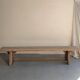 Large solid wood farmhouse benches
