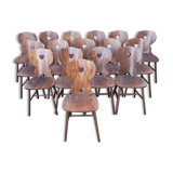 Set of 16 bistro chairs