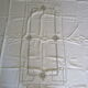 Nappe ancienne brodée - monogrammée:245x190cm