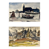 Paul Beck watercolors