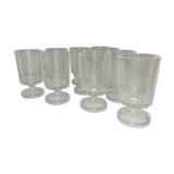 10 verres à liqueur en cristal