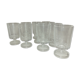 10 crystal liqueur glasses