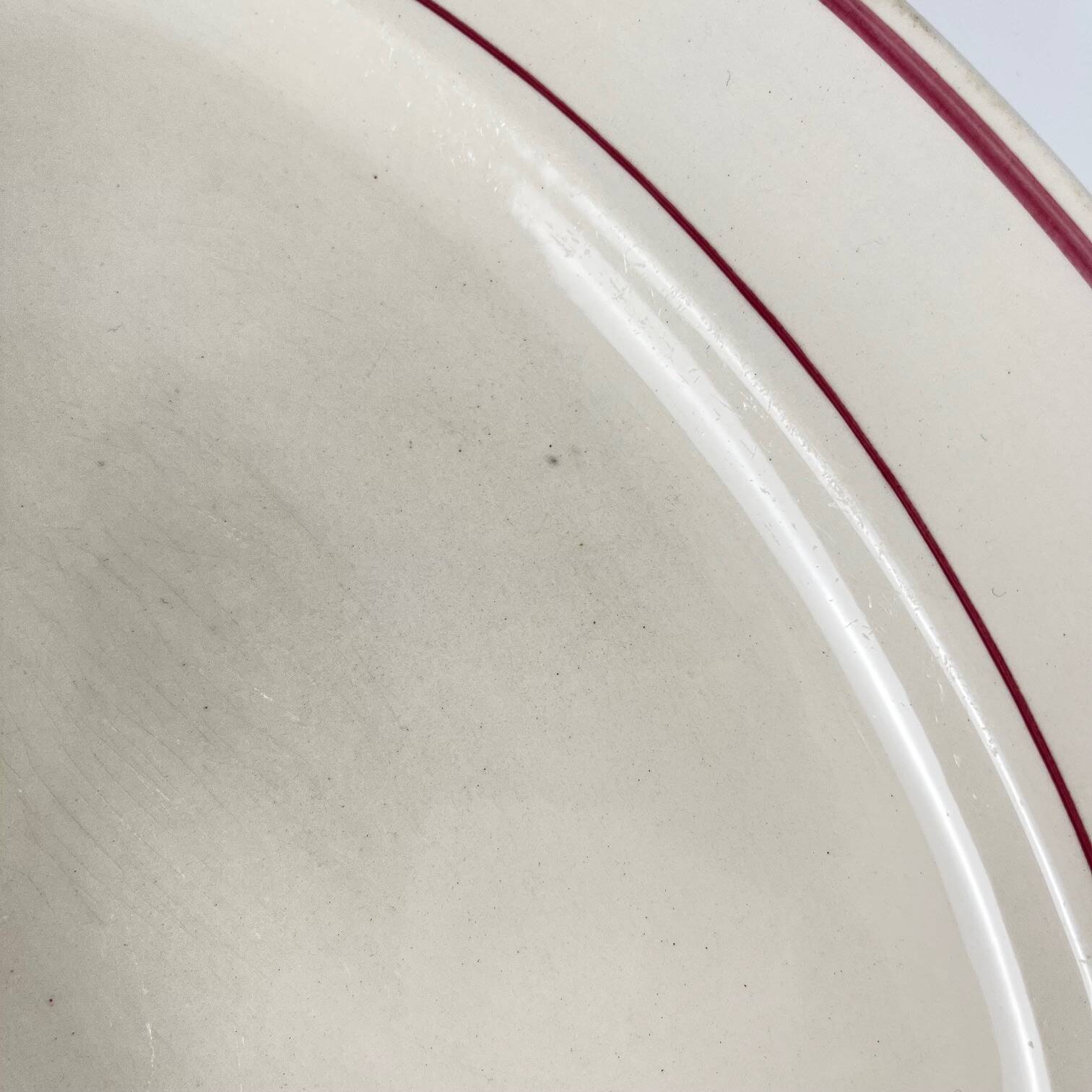 Grand plat ovale Sarreguemines "Samois", début XXe