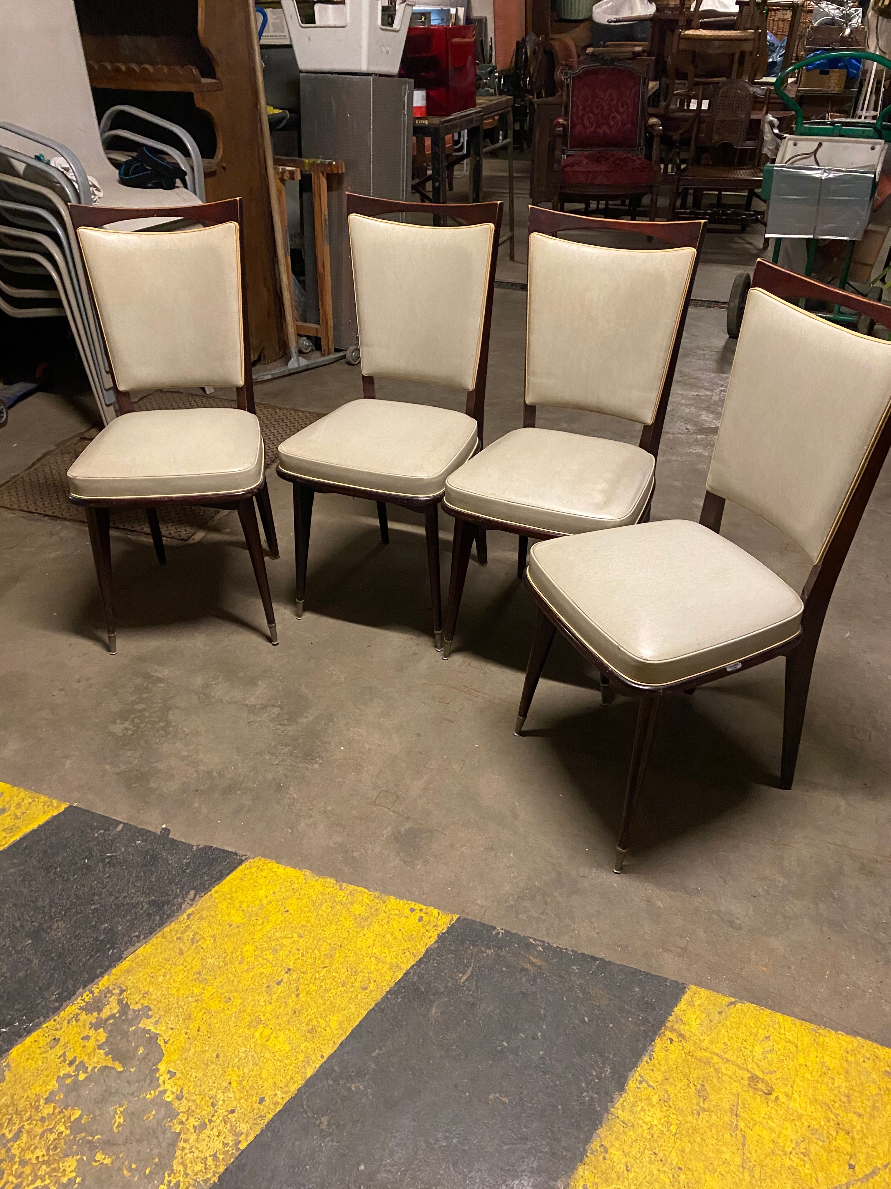 Vintage Skaï chairs 60s