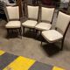 4 chaises skaï vintage années 60