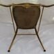 Chaise en laiton massif