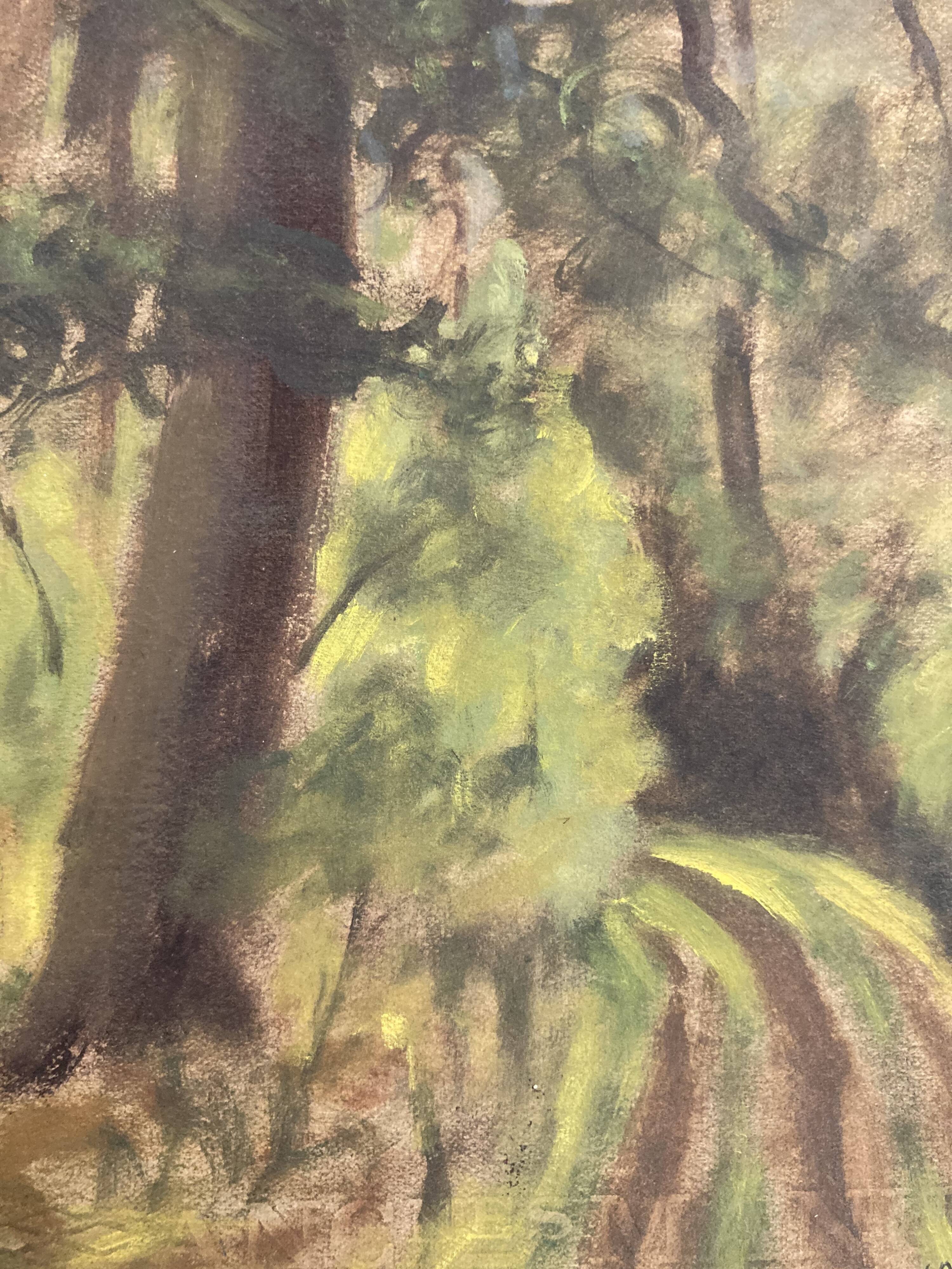 Vintage landscape painting