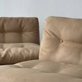 Pair of Amanta low chairs by Mario Bellini for C&B Italia, 1960s.