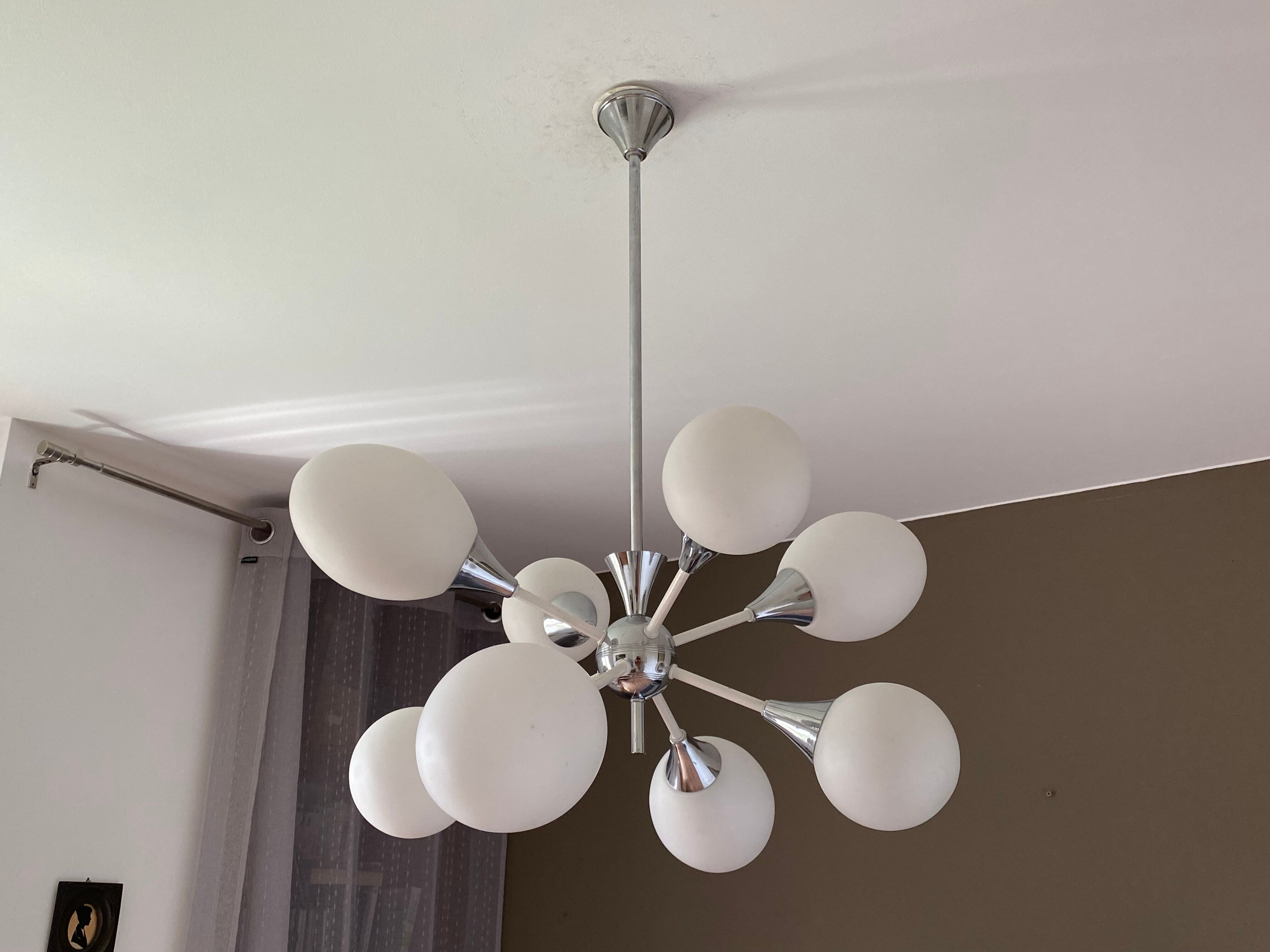 Chandelier "sputnik". 1970