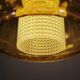 Glass pendant lamp, Danish design, 1970s, production: Denmark
