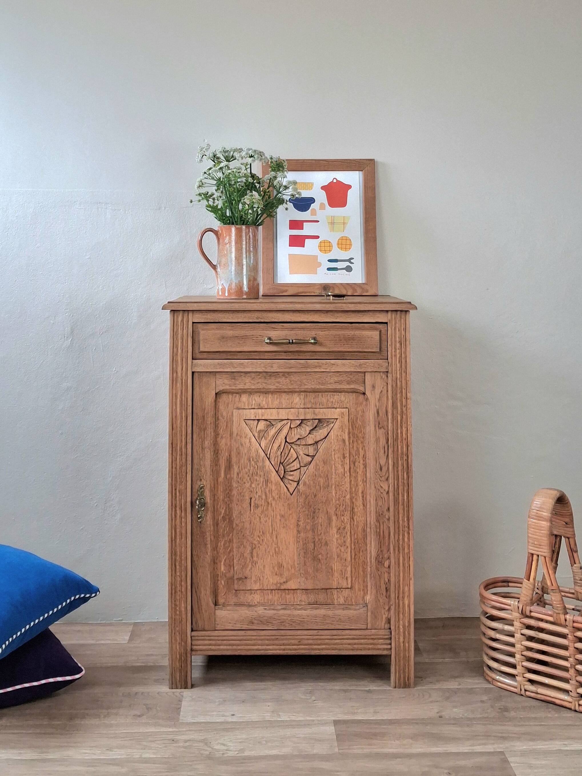 Petit buffet confiturier Art Déco