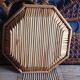 Octagonal bamboo basket