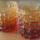 Service of 6 glasses geoffrey baxter glassware whitefiars