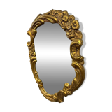 Vintage gold baroque mirror / wall mirror