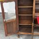 Sideboard, Louis XV style secretary in cherry wood, 1960s.