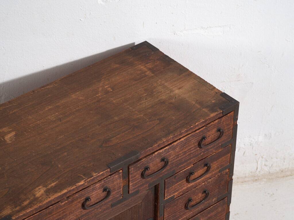 Small antique Japanese tansu – Meiji/Taishō period (c. 1890-1926) #26