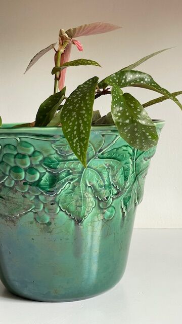 Cache-POT Barbotine GIEN Vintage