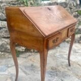 Louis XV style solid wood sloping desk.