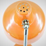1970s adjustable orange table lamp, Czechoslovakia