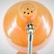 1970s adjustable orange table lamp, Czechoslovakia