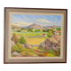 Original Swedish oil on canvas from the mid-century "Landscape" - Vintage and framed.