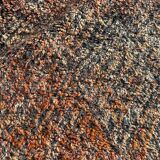 Large Boujad Berber carpet in salmon wool