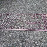 Barrier, wrought iron railing