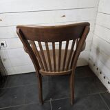 Fauteuil de bureau américain ancien en chêne