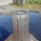 Vase Lalique modèle dentelé