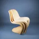 4 Vitra replica chairs — Verner Panton