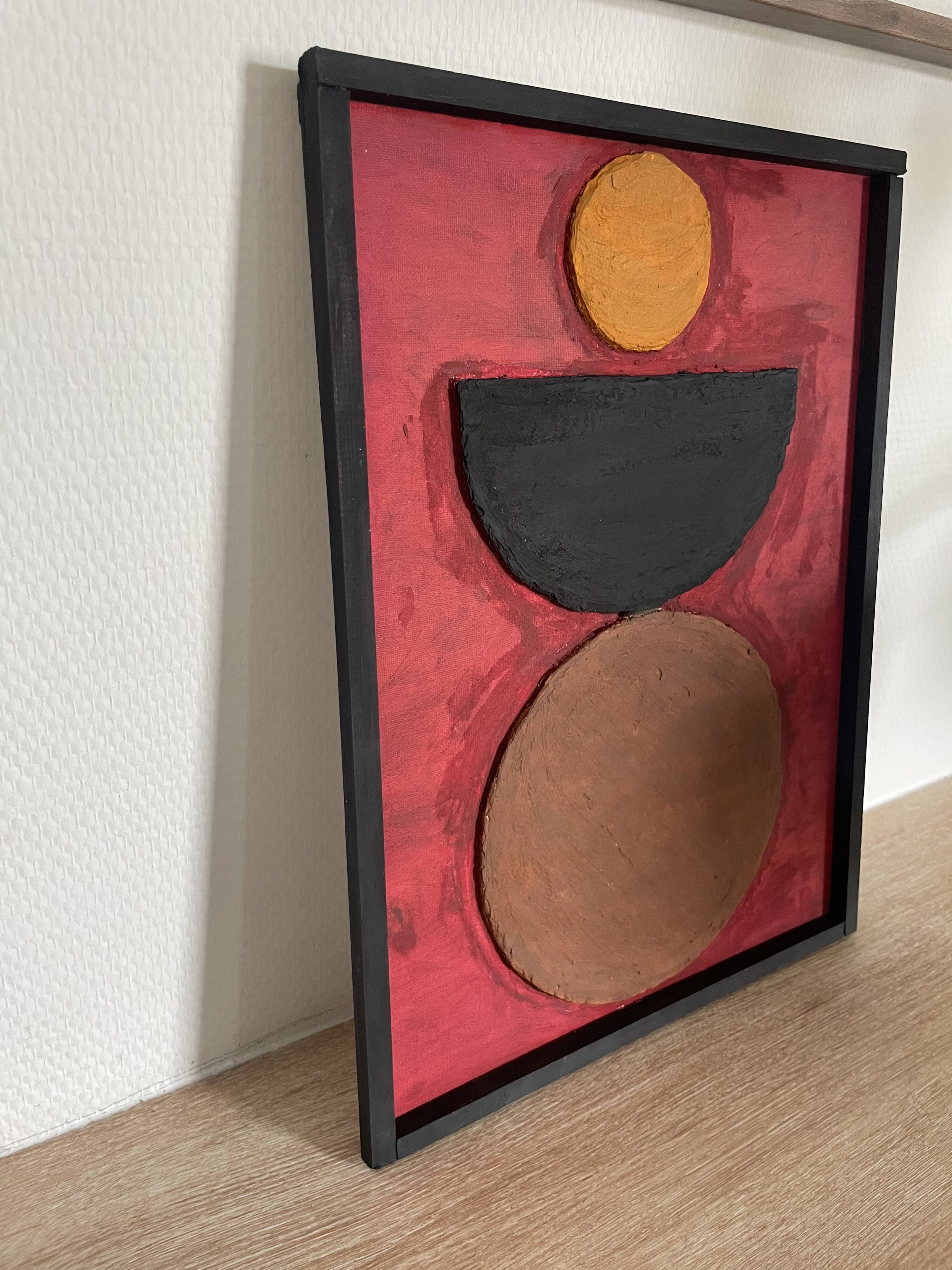 Contemporary relief artwork