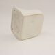 Wall-mounted earthenware soap dish